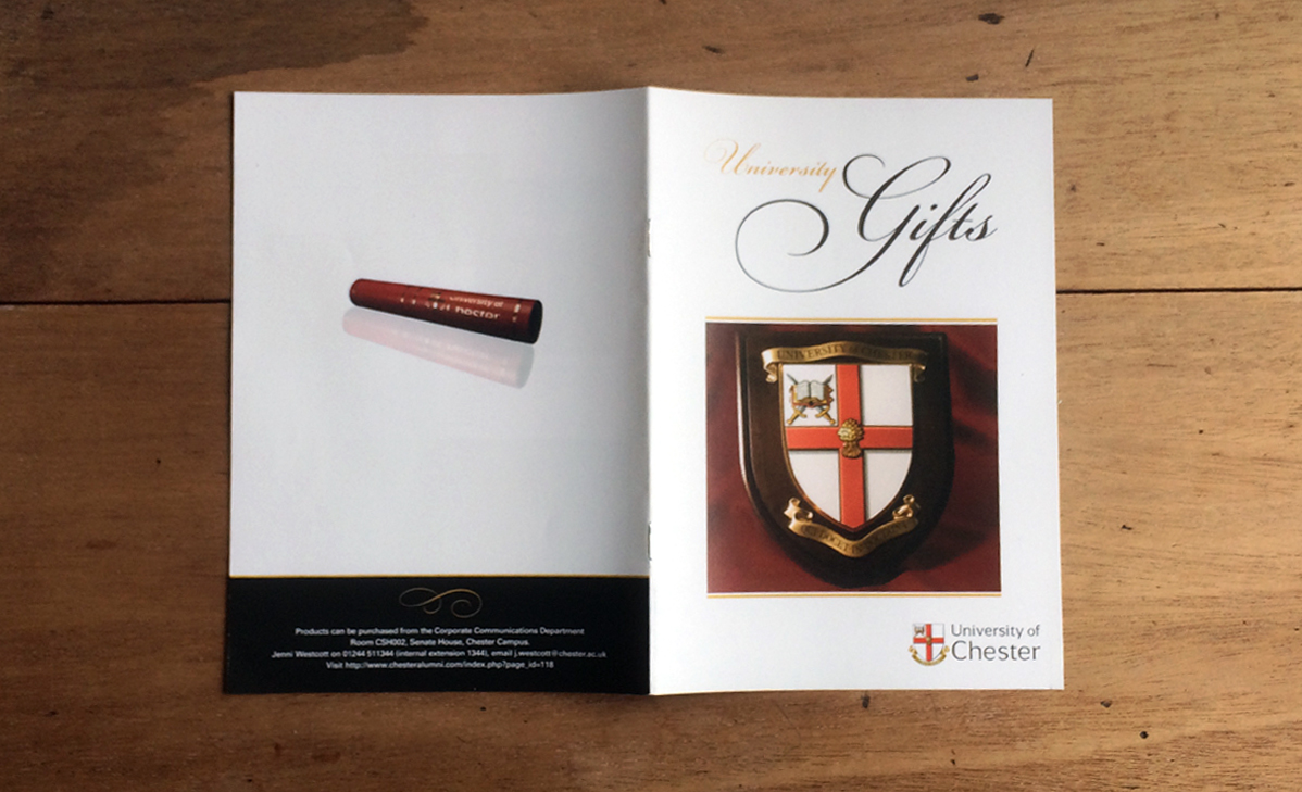 Giftware Catalogue - University Chester