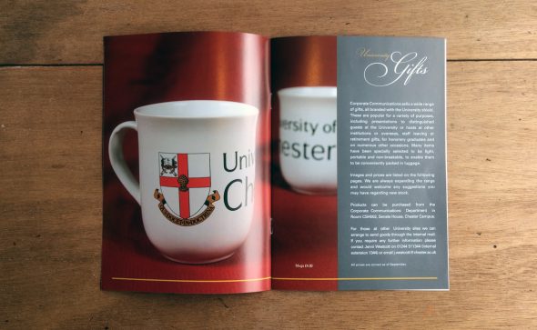 Giftware Catalogue - University Chester