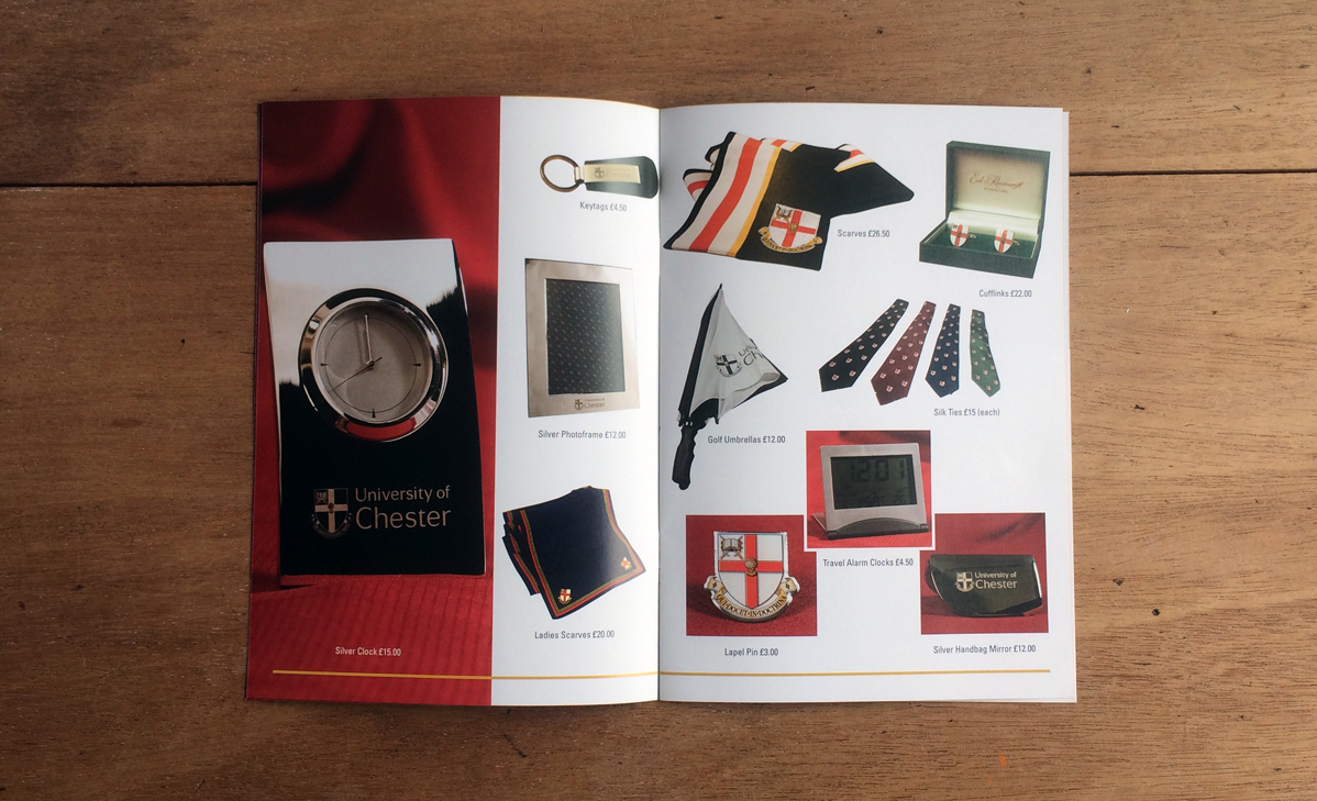 Giftware Catalogue - University Chester